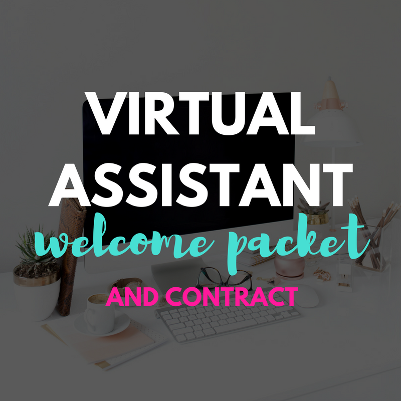 Virtual Assistant Welcome Packet And Contract Summer Mae Consulting Virtual Assistant Welcome Packet And Contract Summer Mae Consulting